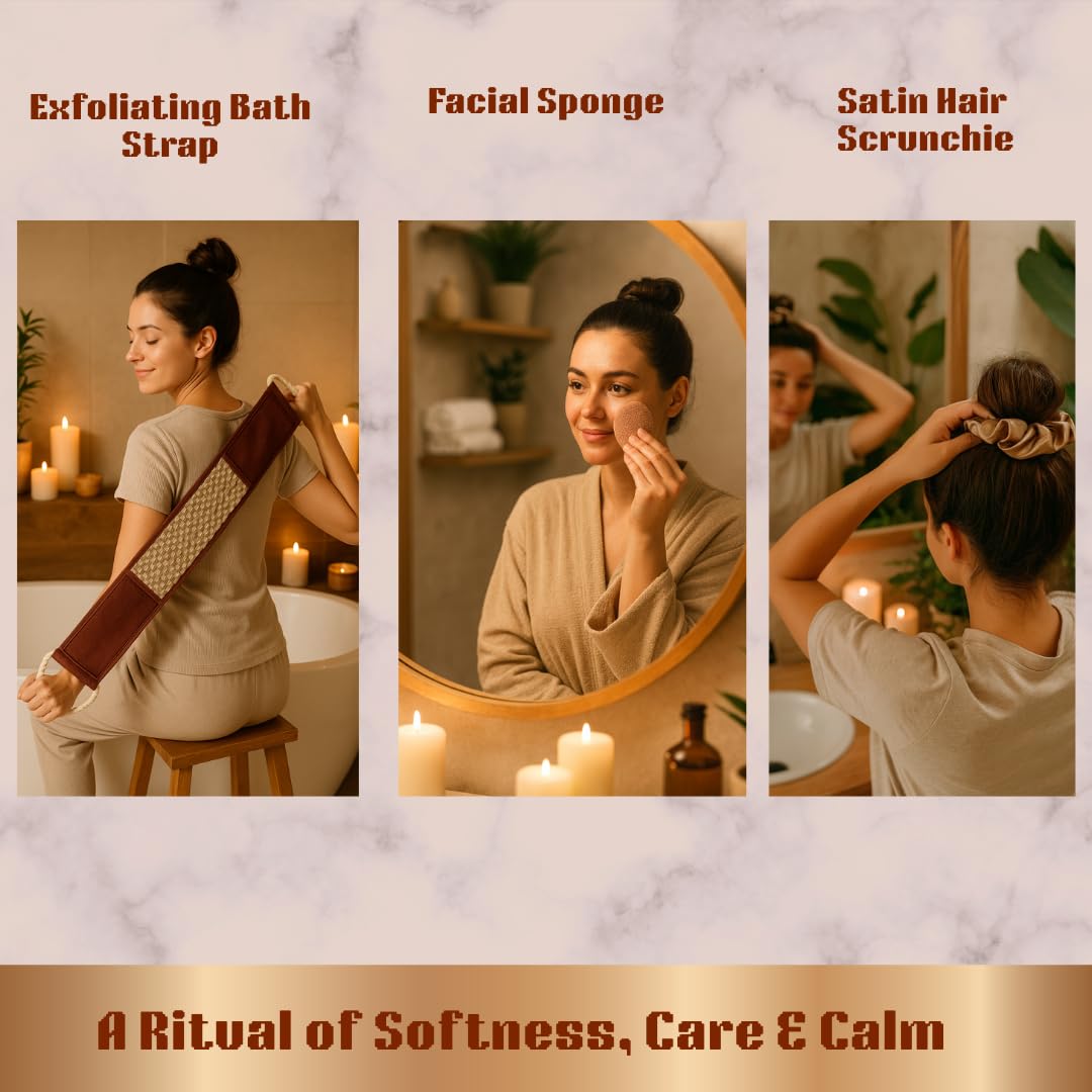 Eco-Friendly Hair Brush & Spa Gift Set! — A Ritual of Softness, Care & Calm