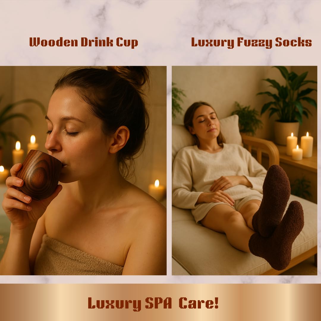 A mother and daughter sharing a self-care moment